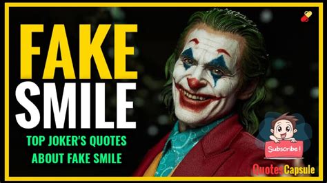 Joker Quotes About Fake Smile Fake Smile Quotes Fake People