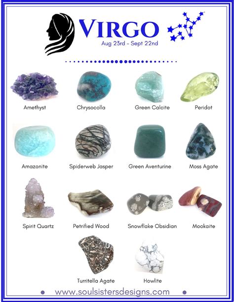 Crystals And The Zodiac Soul Sisters Designs Healing Crystal