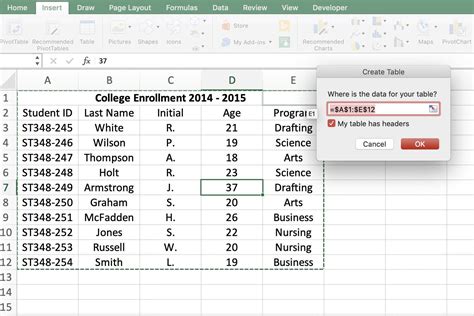 How To Create Table In A Cell In Excel Printable Templates