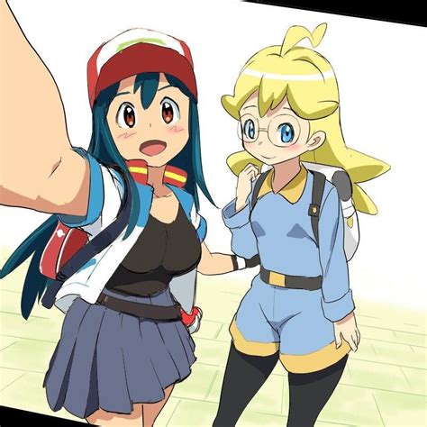 Ashley And Clemontine Cute Ash Cute Pokemon Pokemon