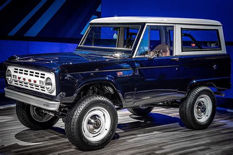 Jay Lenos Mustang Shelby Gt500 Powered 1968 Ford Bronco Is Rocking