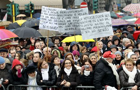 Italy Woman Rally Against Berlusconi Emirates247