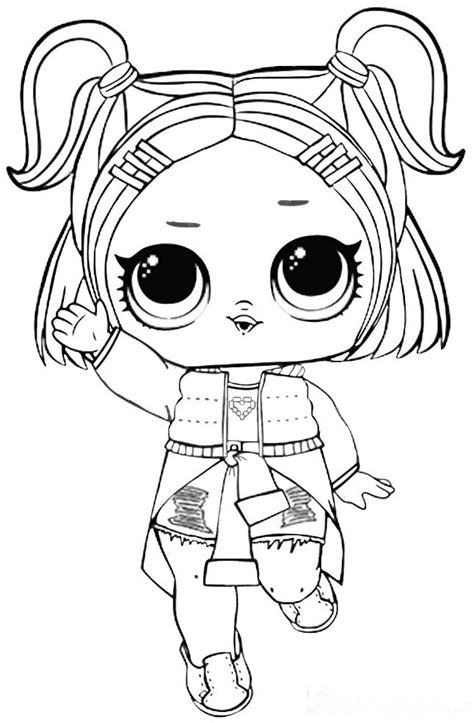 Free coloring pages of kids heroes. LOL Surprise coloring pages to download and print for free