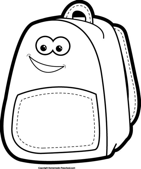 Book Bag Clipart Free Images For School And Travel