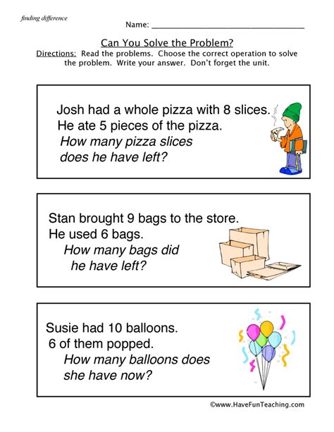 These worksheets present students with real world word problems that students can solve with grade 5 math concepts. Word Problems Worksheet 3