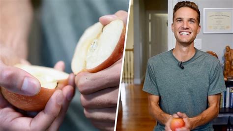 How To Rip An Apple In Half With Your Bare Hands YouTube