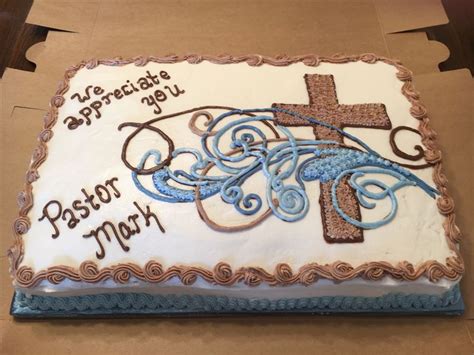 Thus, the anniversary of church is comparable to the birthday of a trusted friend. Pastor Appreciation Cake | Pastors appreciation, Pastor ...