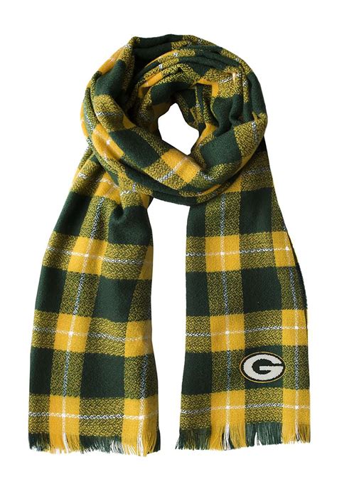 The lids packers pro shop has all the authentic green bay packers jerseys, hats, tees, apparel and more. Comfy NFL Green Bay Packers Plaid Blanket Scarf