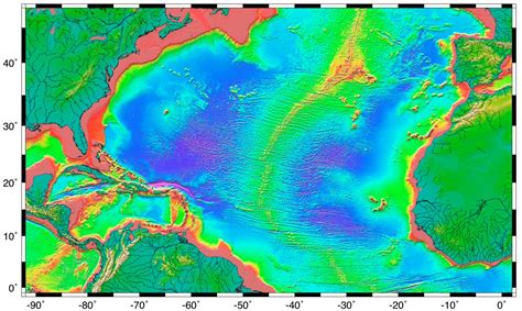 141 The Topography Of The Sea Floor Principles Of Earth Science