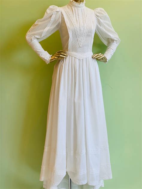 vintage laura ashley dress etsy