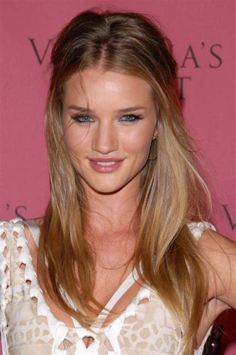 Candice Swanepoel Straight Light Brown Pinned Back Hairstyle Steal