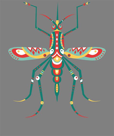 Insectarium Insect Art Mosquitos Illustration Mosquito Graphic Digital