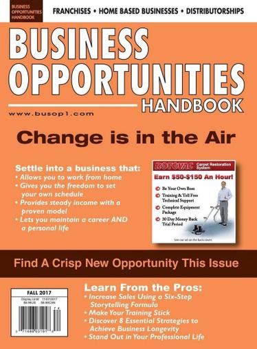 Business Opportunities Handbook Magazine Subscription Discount