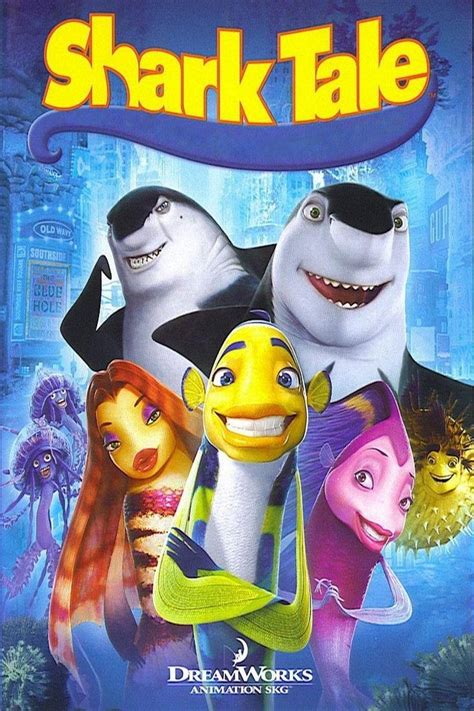 Download Shark Tale Poster Main Cast Wallpaper