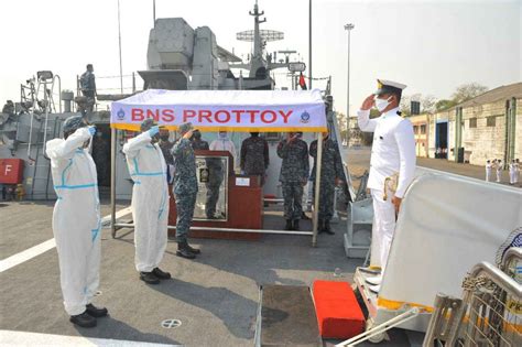 Bangladesh Navy Ship Prottoy Visits Mumbai Indianarrative