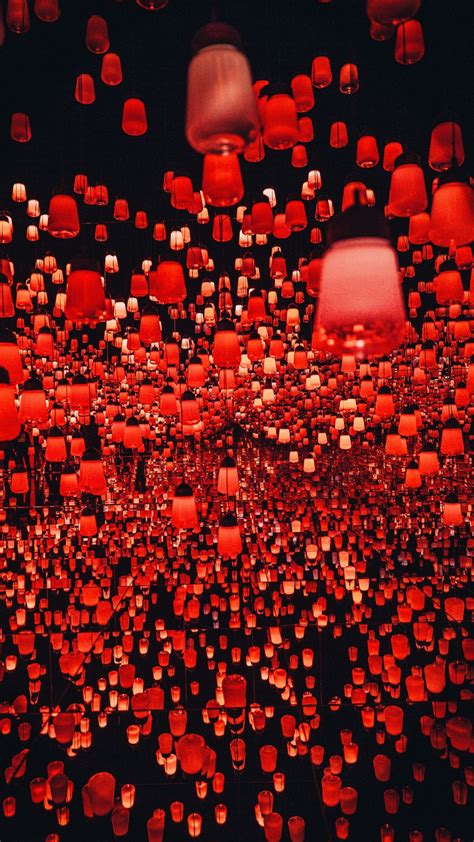 Download Wallpaper 938x1668 Chinese Lanterns Red Lights