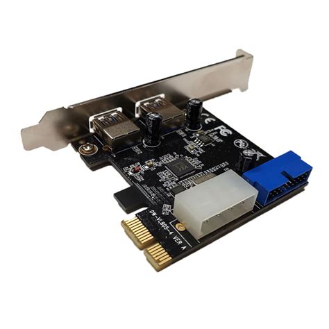 The usb 3.0 will do the powering for, and it delivers greater power than usb 2.0. Kustom PCs - 2 Port USB 3.0 PCI-E Card with 20-pin Internal Header