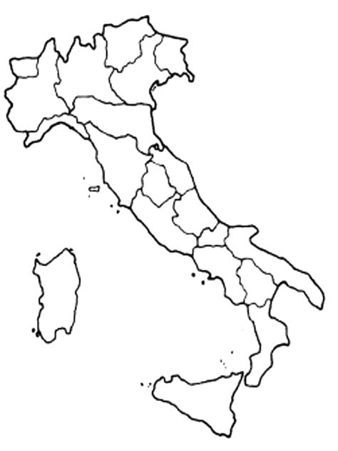 Cartina Italia Regioni Da Colorare Ideecadeauhommeaa