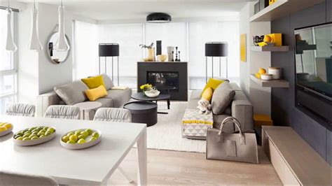 Black And Yellow Living Room Design Youtube