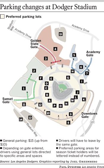 Dodger Stadium Parking Lot Map Maps Catalog Online