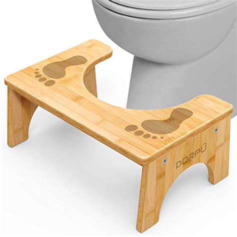 Dorpu Toilet Stool Bamboo Squatty Stool Potty For Adults Comfy