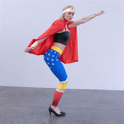 Wonder Woman Leggings Positive Pants Boutique