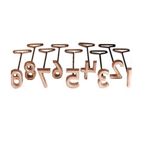 Cattle branding irons for sale. Freeze Branding Iron Number Set | Cold Branding Irons for Sale