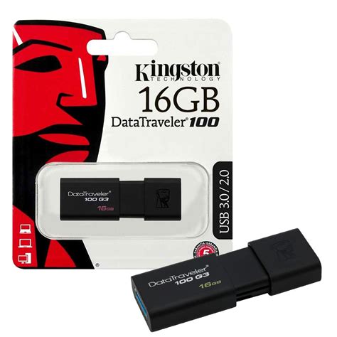 Kingston Data Traveler 100 G3 Usb 30 Memory Sticks 8gb 16gb 32gb