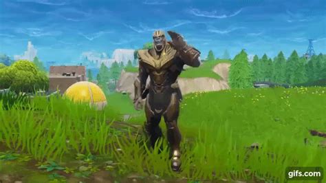 Gifs thanos fortnite orange justice infinity war battle royale. Thanos waving bye to the spared mods : inthesoulstone