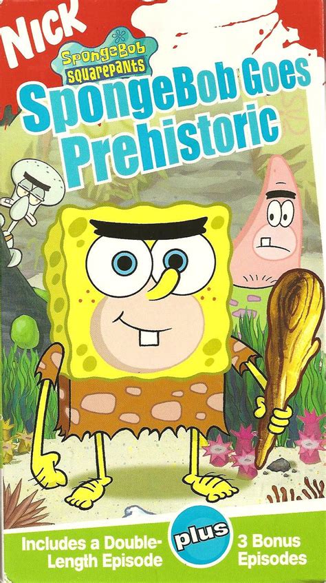 Spongebob Squarepants Spongebob Goes Prehistoric 2004 Vhs Angry
