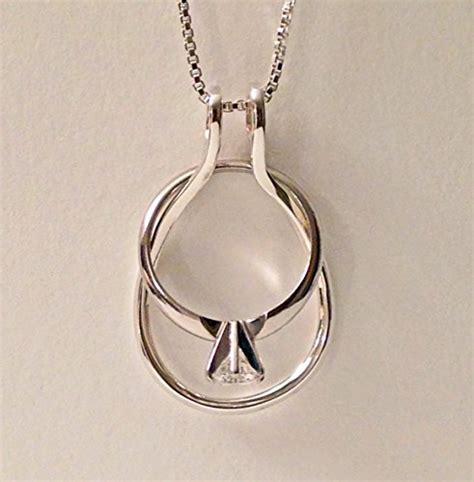 Stunning judaica treasures designed & created by israel's most talented artists. Ring Holder Necklace Made in USA Dewdrop by Ali C Art ...