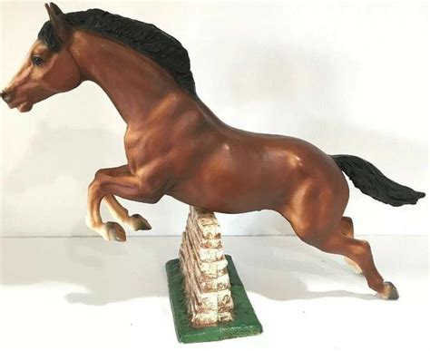 breyer horse vintage  jumping bay model  stonewall  mark mold usa ebay