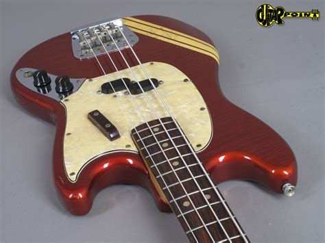 1973 Fender Mustang Bass Competition Red Vi73femustangbasscr341191