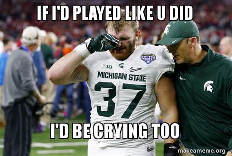 20 Best Memes Of Michigan State Getting Crushed By Alabama In College