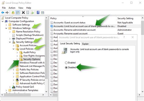 Computer configuration > windows settings > security settings > local policies > security options. Gpedit Blank Passswords / Gpedit Blank Passswords - How To ...