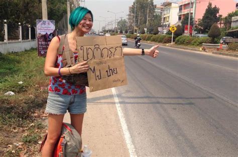 Woman Hitchhikes Across The World On Just 200