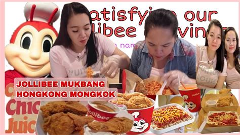 Jollibee Mukbang Hongkong Best Spaghetti Chicken Joy Crispy Maria