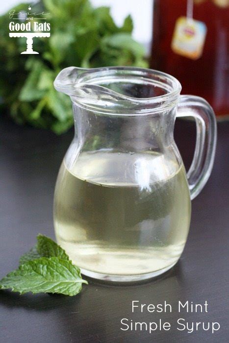 Fresh Mint Simple Syrup Grace And Good Eats