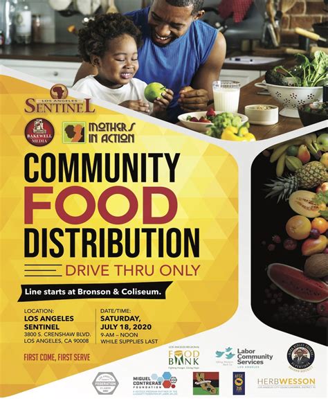 My message today is the need is so great. Community Food Distribution (Drive-Thru Only) July 18 ...