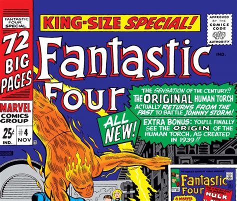Fantastic Four Annual 1963 4 Comic Issues Marvel