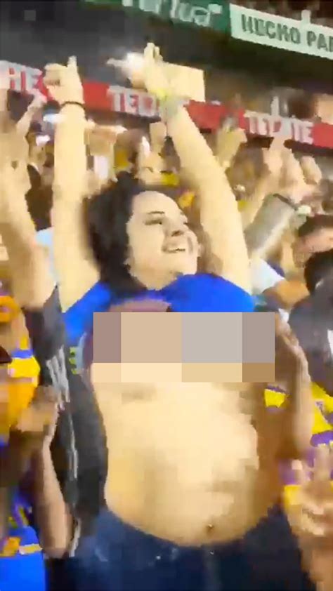 Soccer Fan Flashes Her Boobs To Entire Stadium During Celebration My