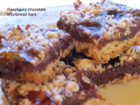 Stuffed full of fresh homemade raspberry jam and raspberry pieces, each bite fills you with a warm fuzzy feeling you. THE FOOD OF LOVE: Raspberry-chocolate Shortbread Bars