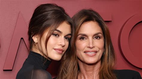 Cindy Crawford And Kaia Gerber Showcase Two Generations Of Blowouts In