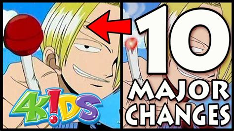 In this video we look at 10 more changes that the 4kids dub made to one piece; 10 Ways 4Kids Changed One Piece (CENSORSHIP IN ANIME ...