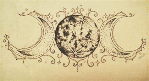 Crescent, half, and full moon vector isolated on blue stock photography by robin_ph 0 / 0 three crescent picture by danler 1 / 28 phases of the moon. Moonchild | Moon tattoo designs, Moon tattoo, Wiccan tattoos