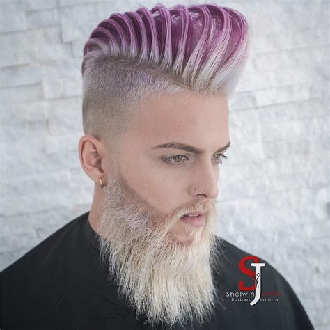 25 Eye Catching Purple Hairstyles For Men 2023 Mens Style