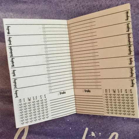 Free Traveler S Notebook Inserts Printables Monthly Weekly Daily