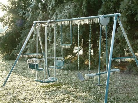 The Old Swing Set Swing Set Olds Childhood Memories