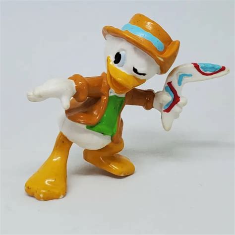 Vtg Ducktales Louie Duck Pvc Figure 1986 Disney Applause Boomerang Cake