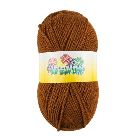Wool Knitting Yarn 100 G Brown